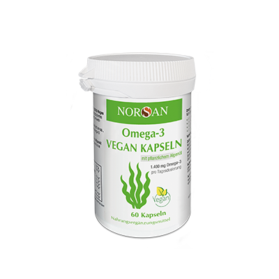 Omega 3 - vegan Kapseln mit pflanzlichem Algenöl